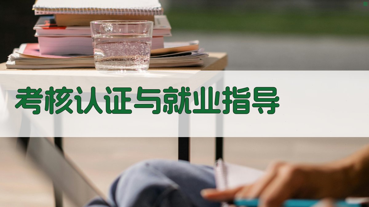 考核认证与就业指导 图3