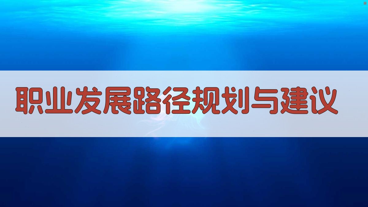 职业发展路径规划与建议 图2
