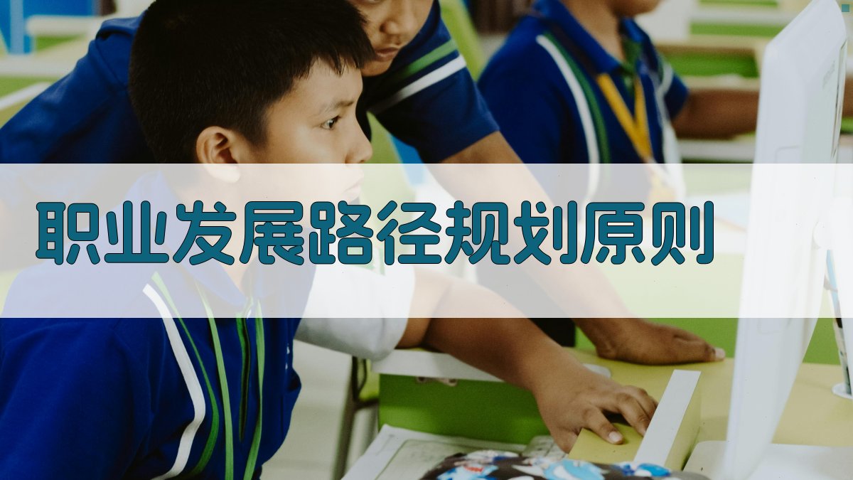 职业发展路径规划原则 图2