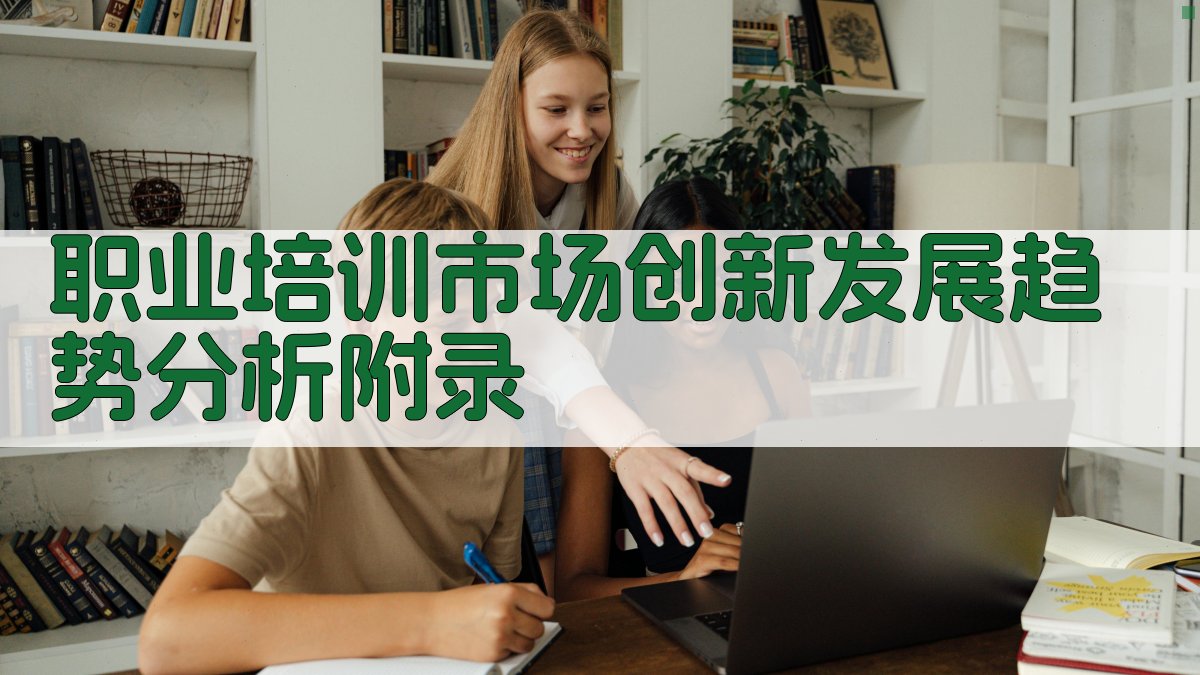职业培训市场创新发展趋势分析 · 附录 图3