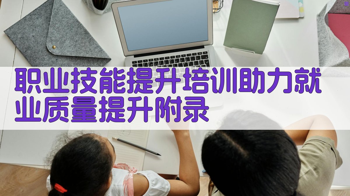 职业技能提升培训助力就业质量提升 · 附录 图3