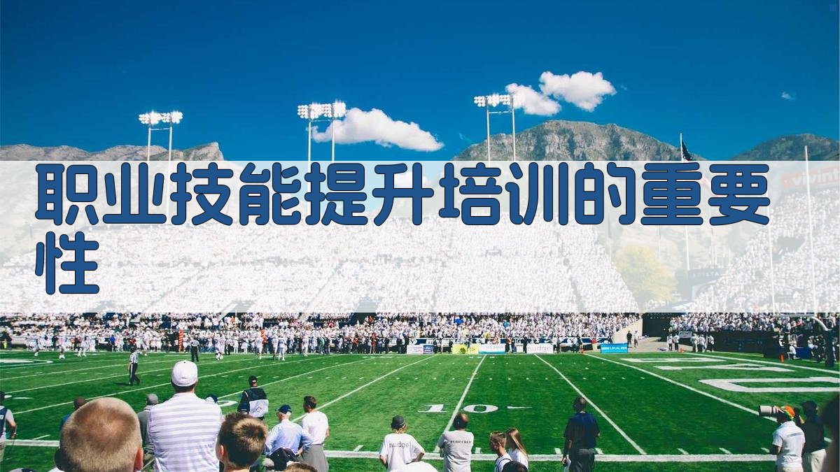 职业技能提升培训的重要性 图2