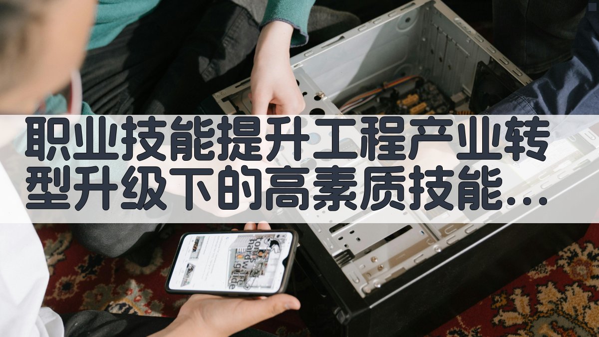 职业技能提升工程产业转型升级下的高素质技能人才培养策略 · 附录 图3