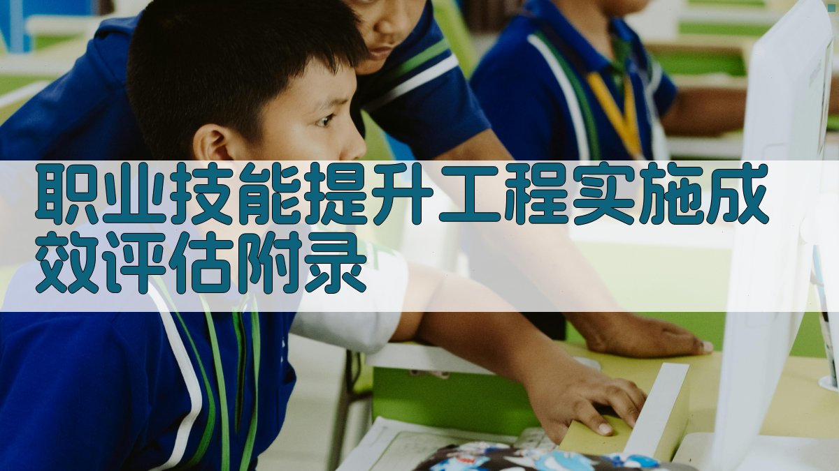 职业技能提升工程实施成效评估 · 附录 图2