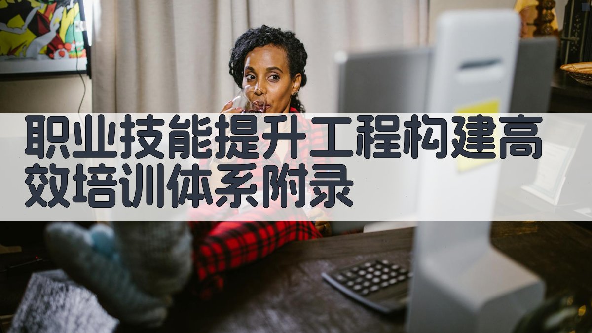 职业技能提升工程构建高效培训体系 · 附录 图4