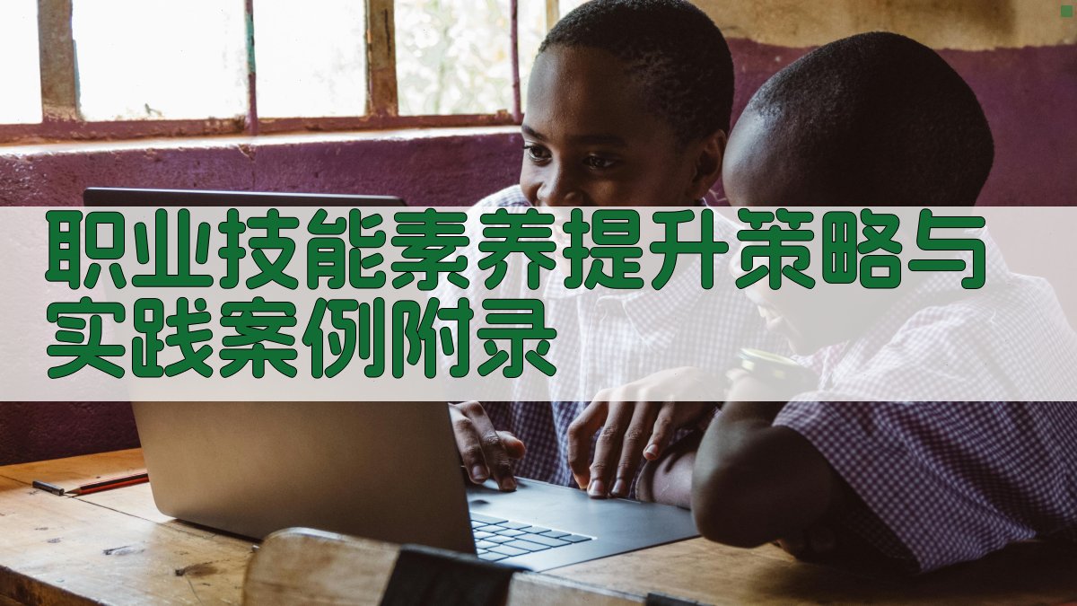 职业技能素养提升策略与实践案例 · 附录 图4