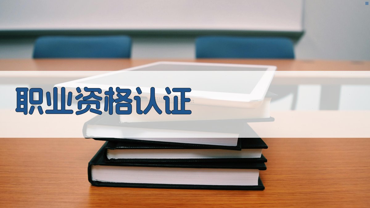 职业资格认证 图2