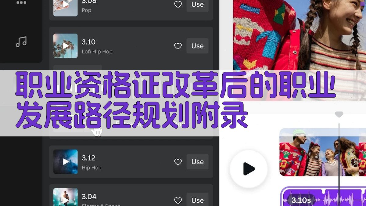职业资格证改革后的职业发展路径规划 · 附录 图3
