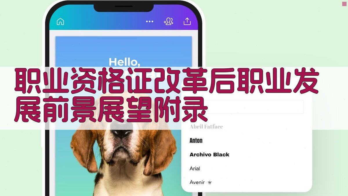 职业资格证改革后职业发展前景展望 · 附录 图3