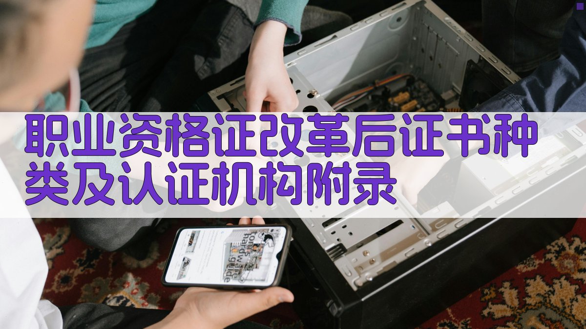 职业资格证改革后证书种类及认证机构 · 附录 图3