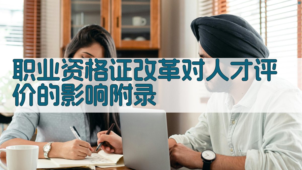 职业资格证改革对人才评价的影响 · 附录 图4