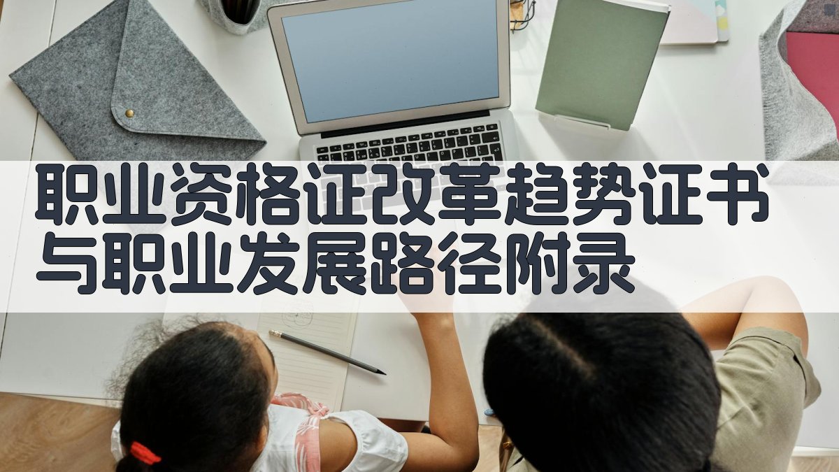 职业资格证改革趋势证书与职业发展路径 · 附录 图3