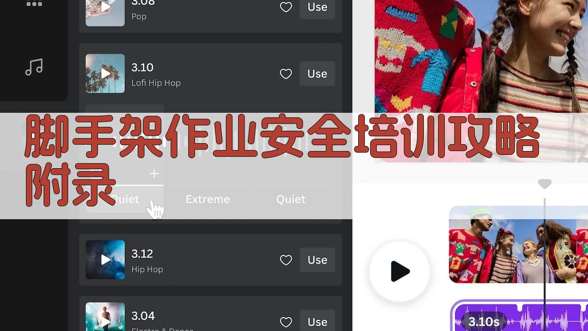 脚手架作业安全培训攻略 · 附录 图2