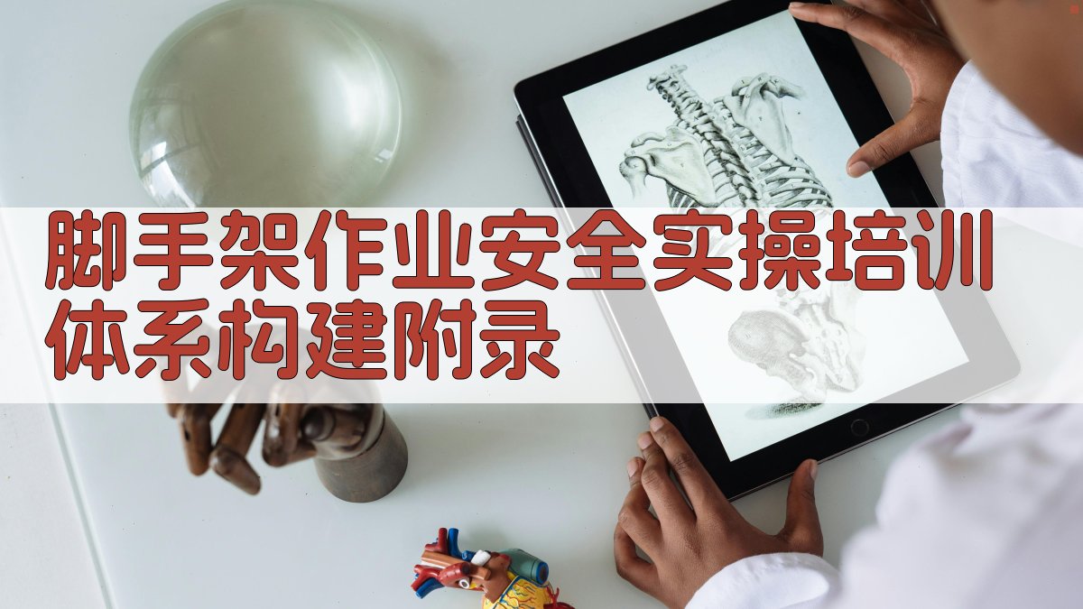 脚手架作业安全实操培训体系构建 · 附录 图5