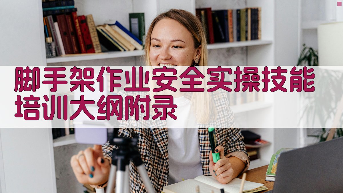 脚手架作业安全实操技能培训大纲 · 附录 图3