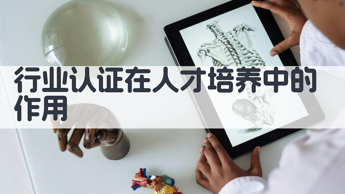 行业认证在人才培养中的作用 图1