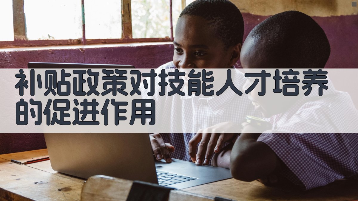 补贴政策对技能人才培养的促进作用 图2