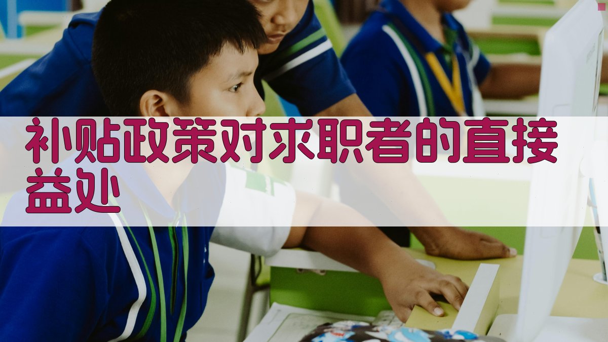 就业培训政策补贴对求职者益处分析