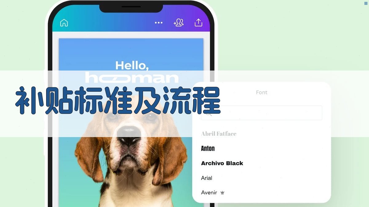 补贴标准及流程 图2