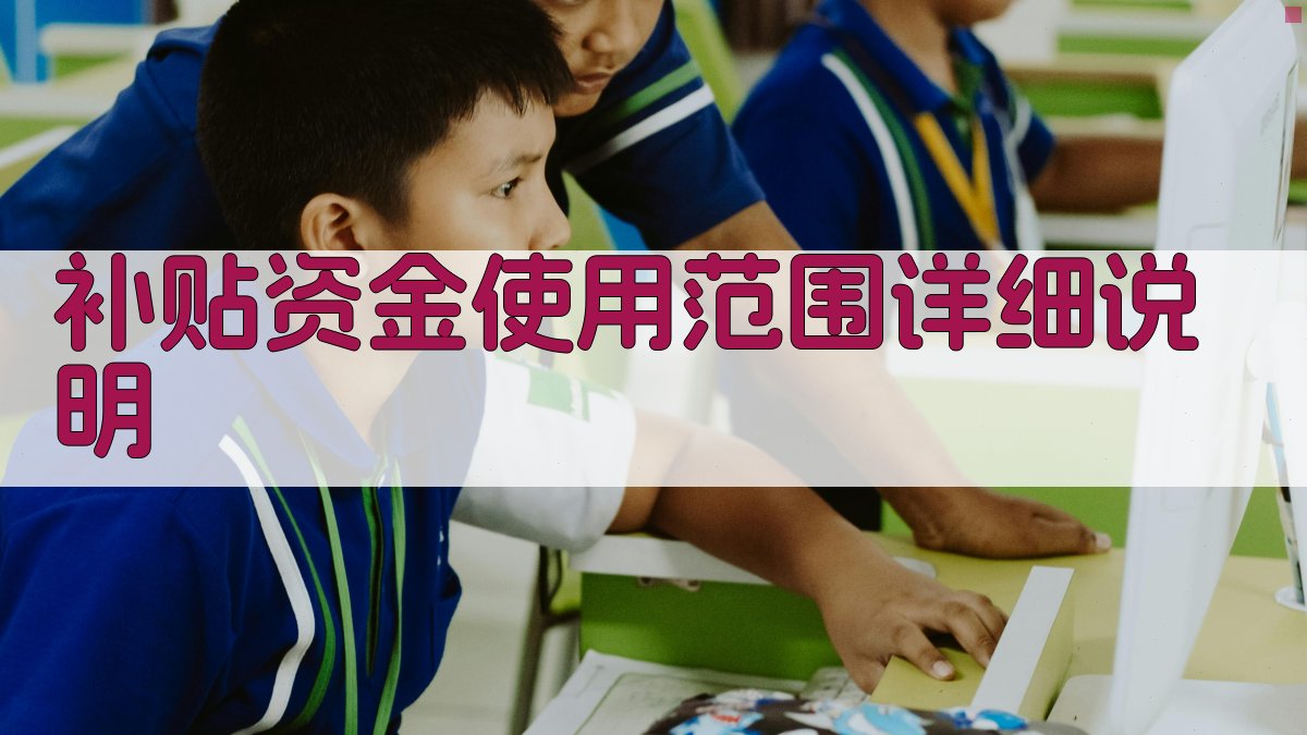 补贴资金使用范围详细说明 图2