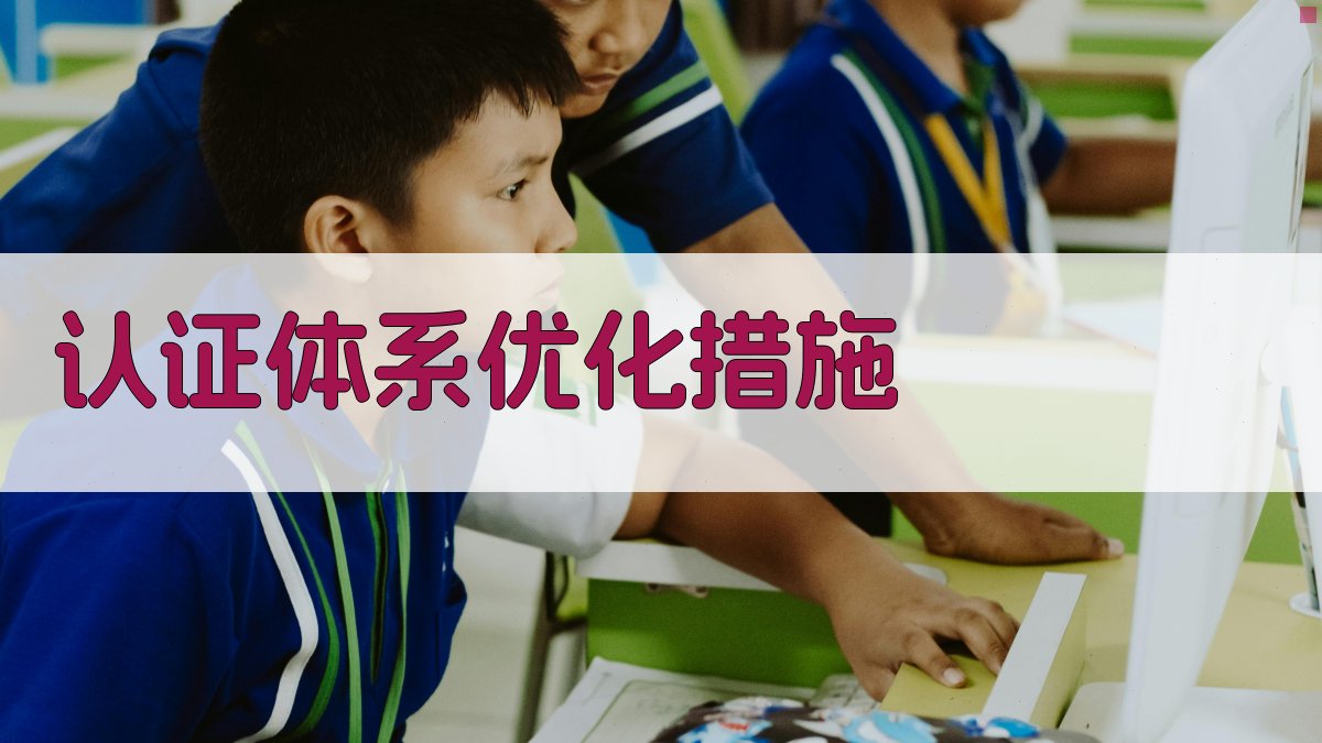 认证体系优化措施 图2