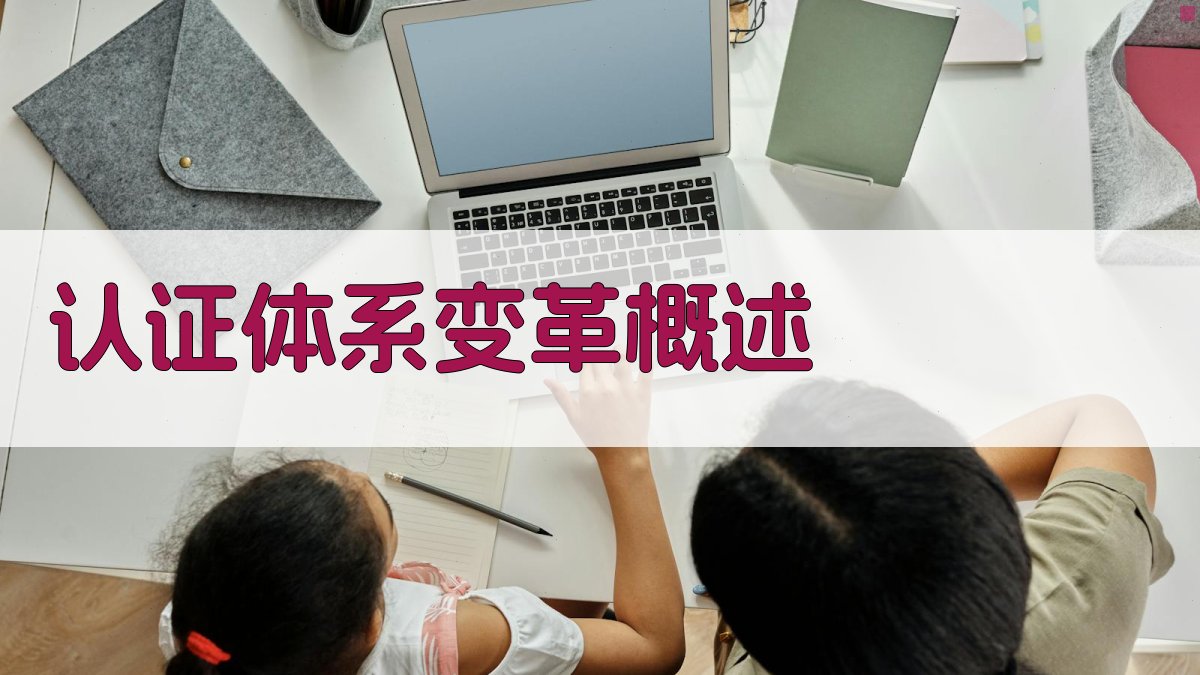 认证体系变革概述 图1