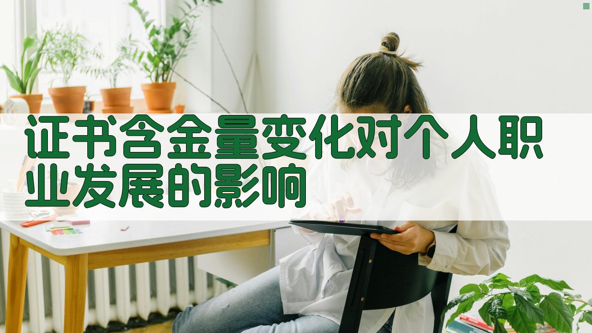 证书含金量变化对个人职业发展的影响 图2