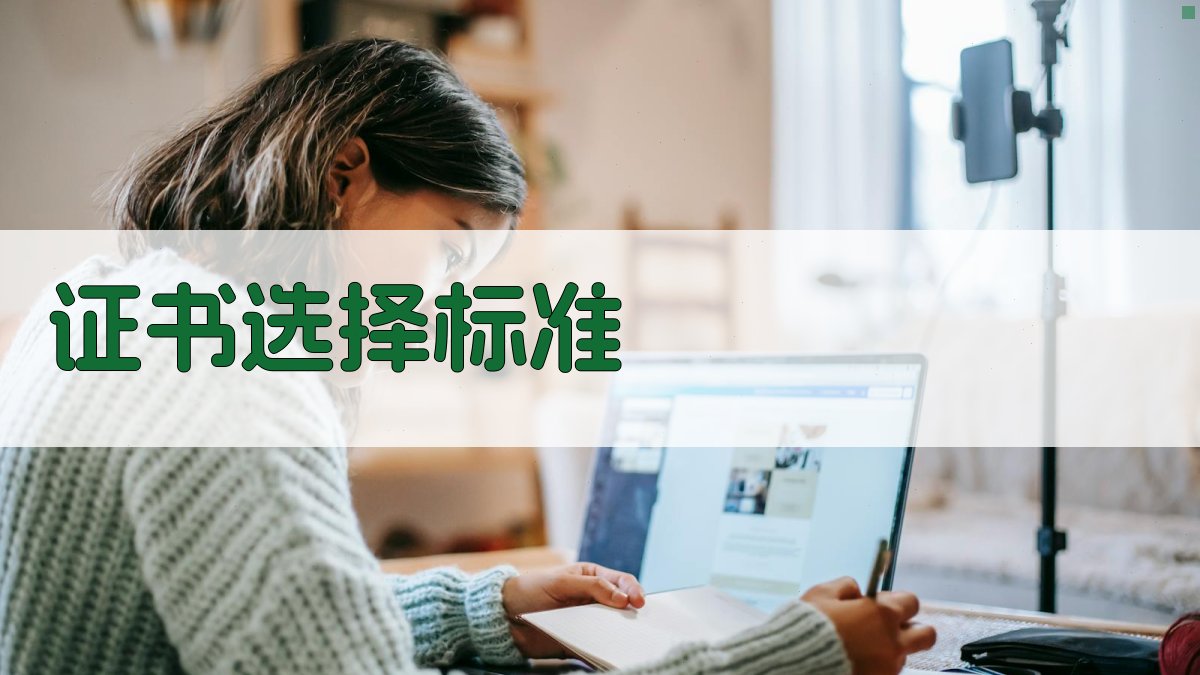 证书选择标准 图2