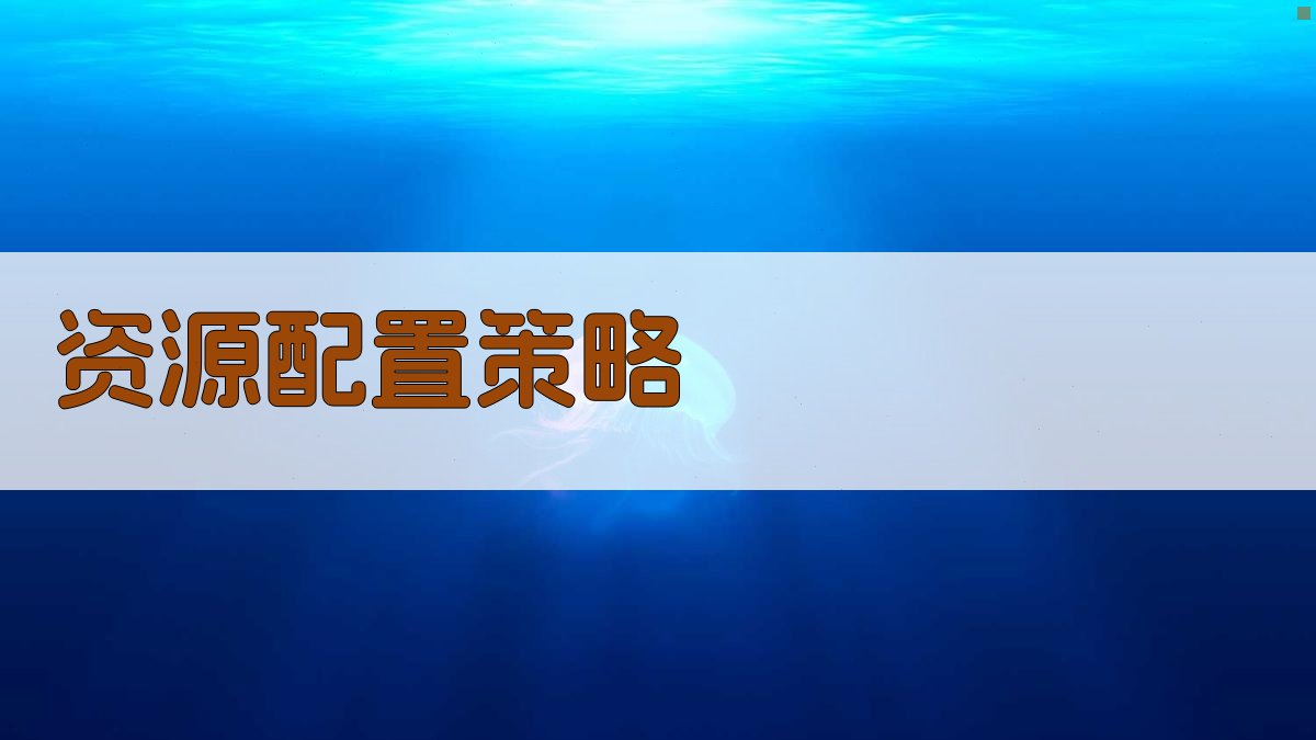 资源配置策略 图2