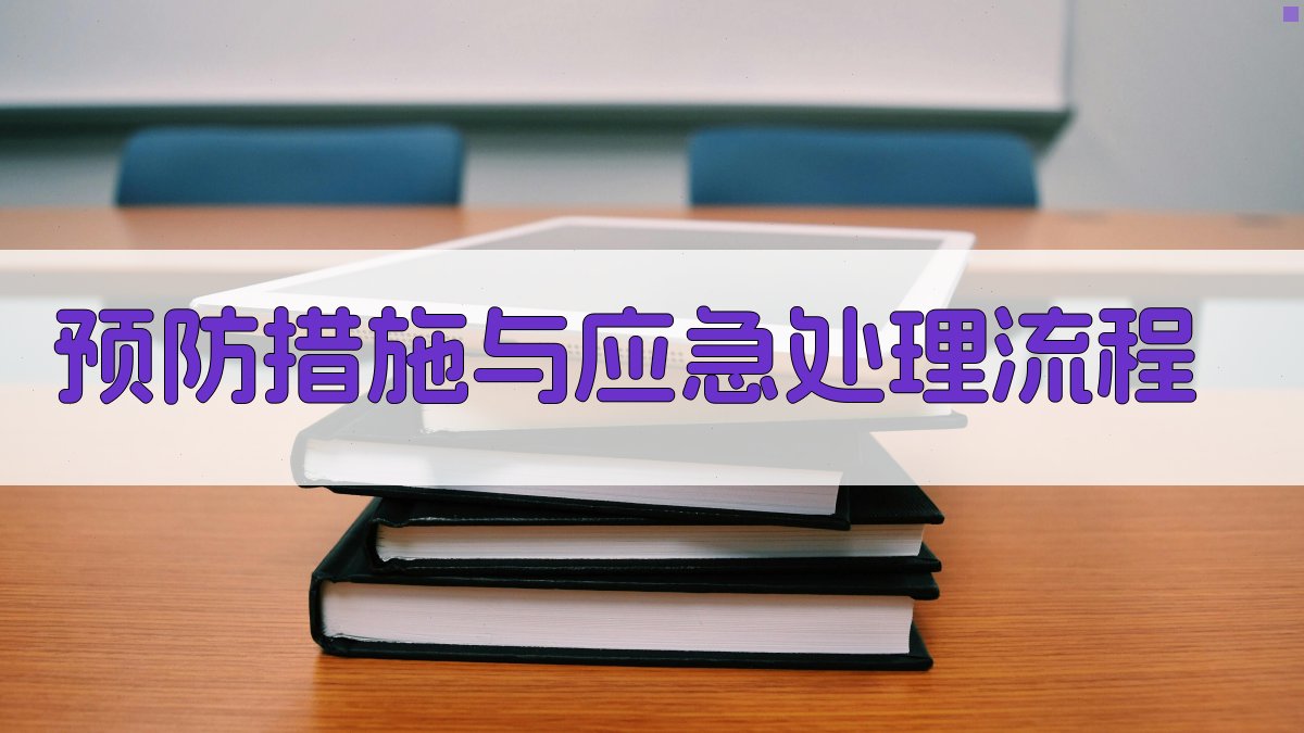 预防措施与应急处理流程 图4