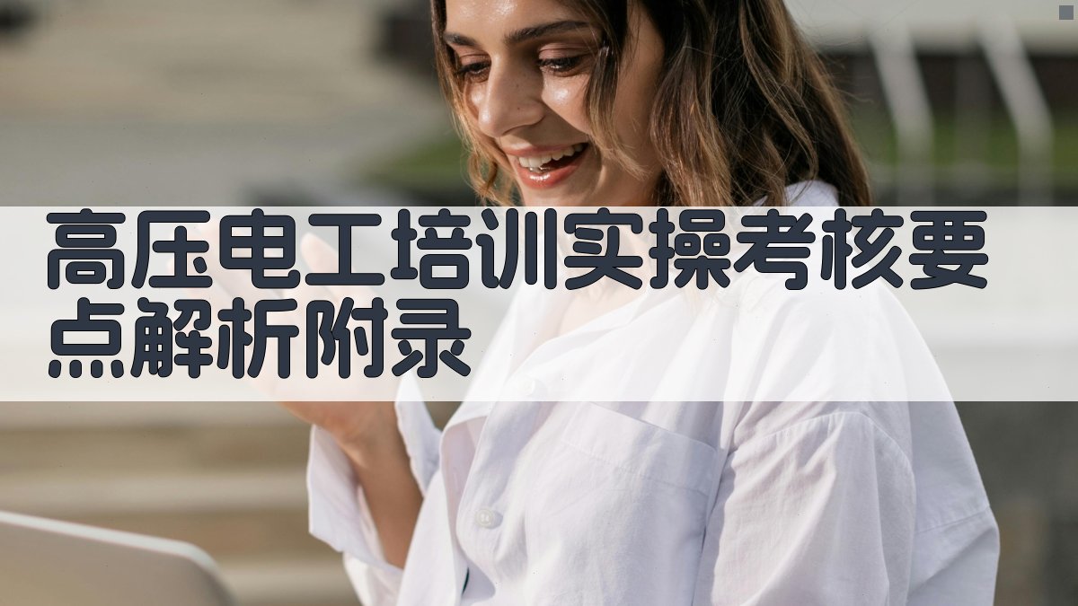 高压电工培训实操考核要点解析 · 附录 图2