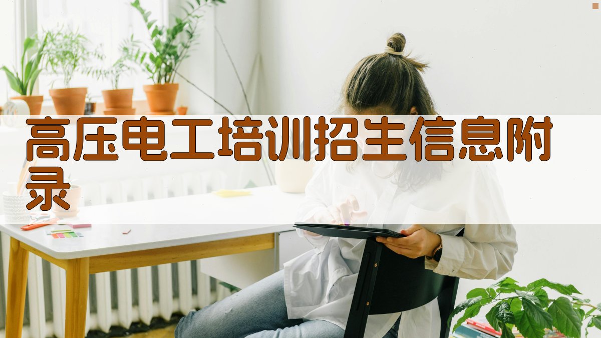 高压电工培训招生信息 · 附录 图2