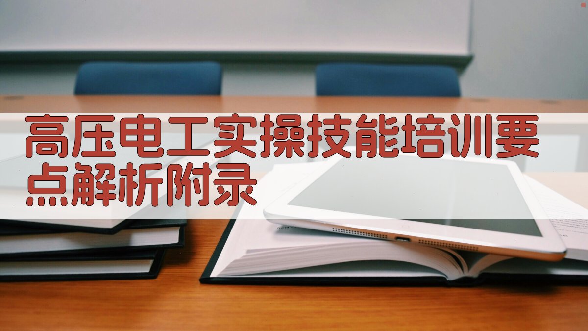 高压电工实操技能培训要点解析 · 附录 图5