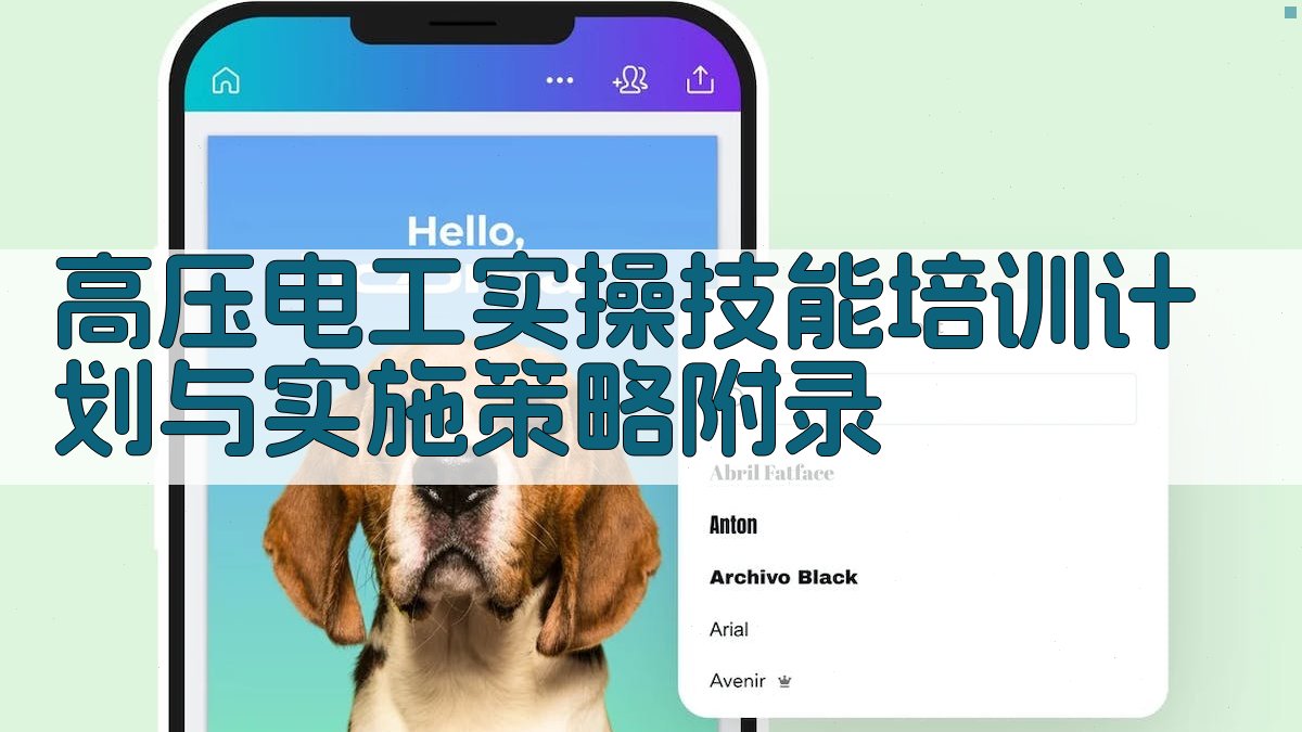 高压电工实操技能培训计划与实施策略 · 附录 图4