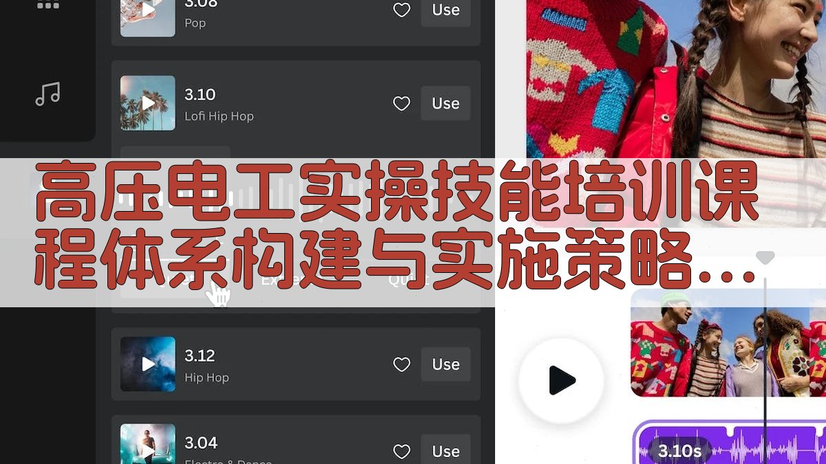 高压电工实操技能培训课程体系构建与实施策略