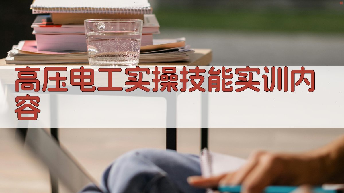 高压电工实操技能实训内容 图2