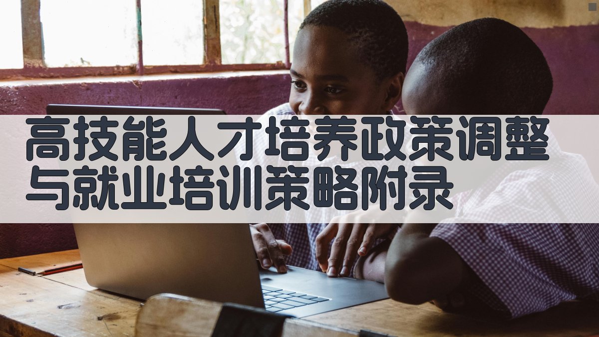 高技能人才培养政策调整与就业培训策略 · 附录 图5