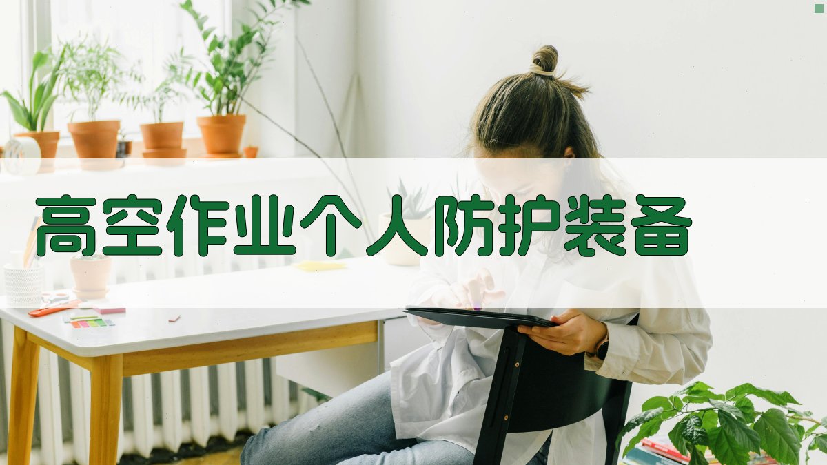 高空作业个人防护装备 图2