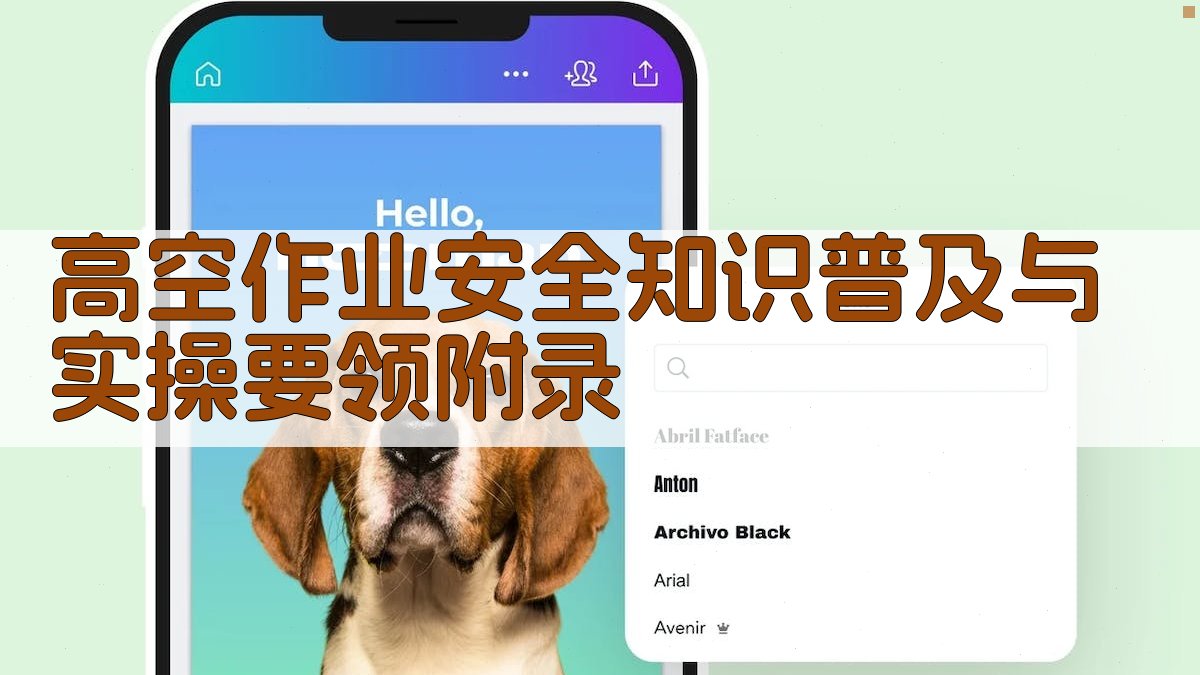 高空作业安全知识普及与实操要领 · 附录 图5
