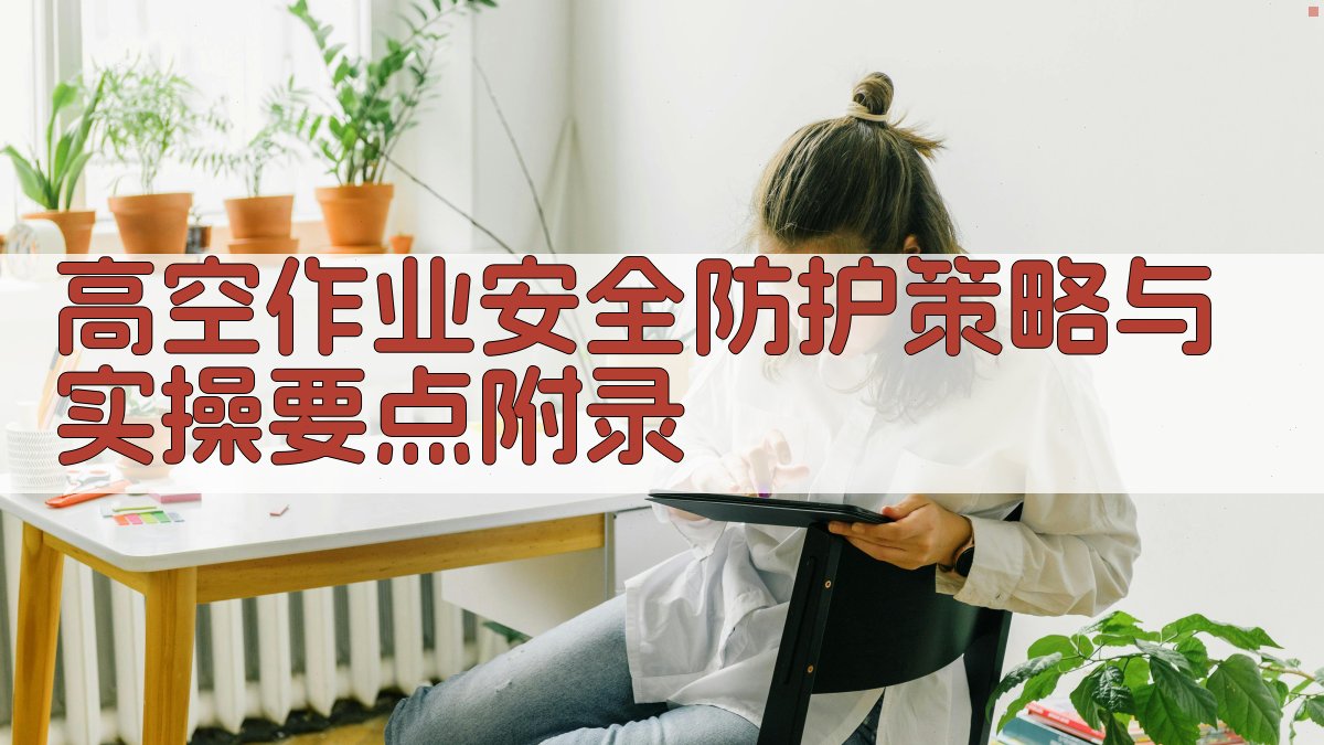 高空作业安全防护策略与实操要点 · 附录 图5