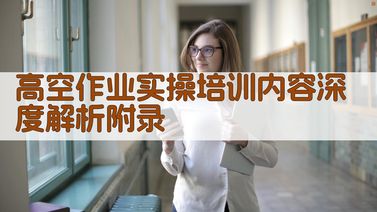 高空作业实操培训内容深度解析 · 附录 图5