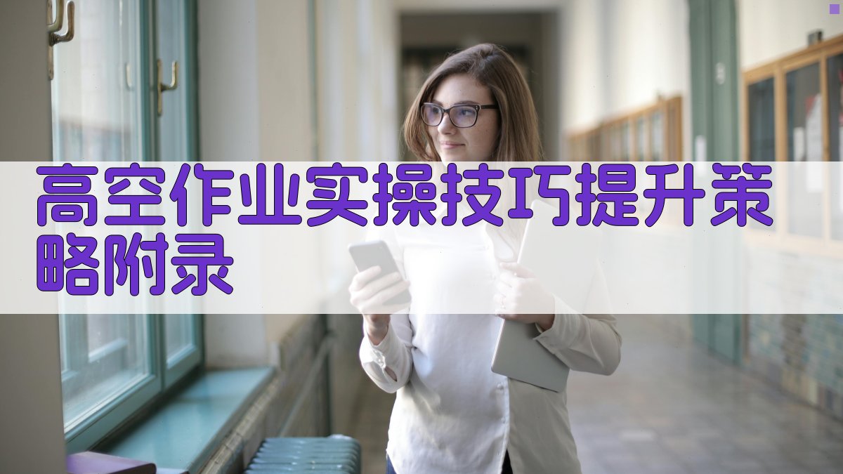 高空作业实操技巧提升策略 · 附录 图4