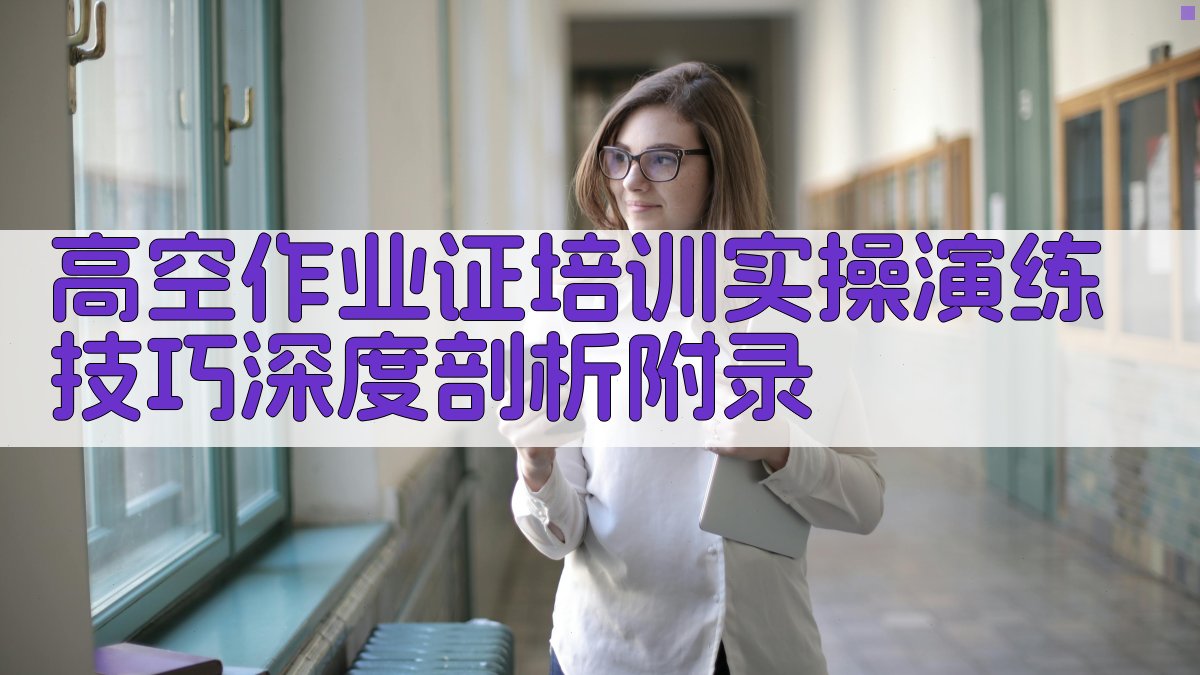 高空作业证培训实操演练技巧深度剖析 · 附录 图2