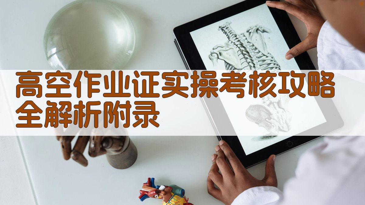 高空作业证实操考核攻略全解析 · 附录 图4