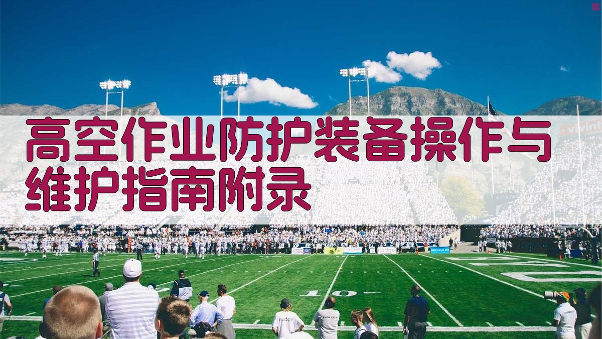 高空作业防护装备操作与维护指南 · 附录 图5